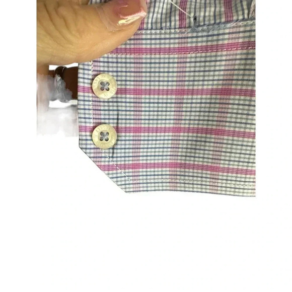 English Laundry Men's Long Sleeve Button Down Plaid Shirt Size 15.5 - Picture 8 of 13